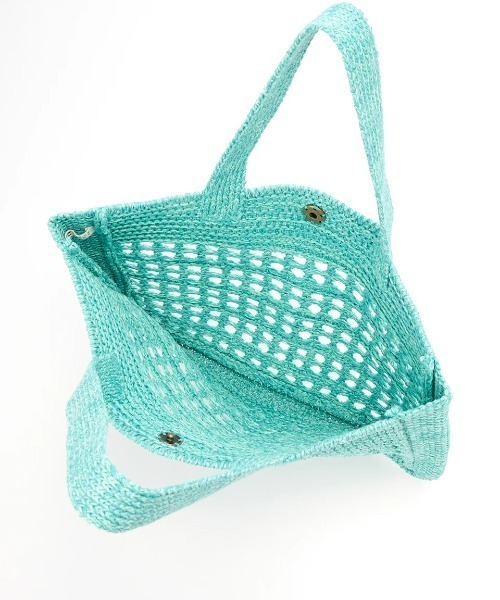 BILLABONG(ビラボン)の「BILLABONG レディース KNIT TOTE BAG トートバッグ 【2025年夏モデル】/ビラボンクロシェットトートバッグ(トートバッグ・レディース・ターコイズブルー/ピンク系その他/ナチュラル・FREE)」の12枚目の写真