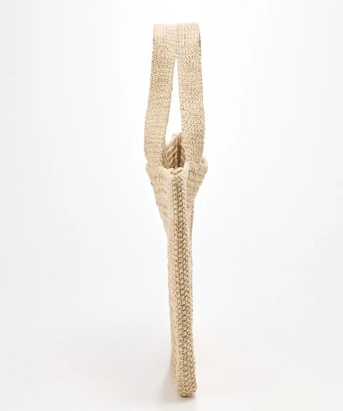 BILLABONG(ビラボン)の「BILLABONG レディース KNIT TOTE BAG トートバッグ 【2025年夏モデル】/ビラボンクロシェットトートバッグ(トートバッグ・レディース・ターコイズブルー/ピンク系その他/ナチュラル・FREE)」の6枚目の写真