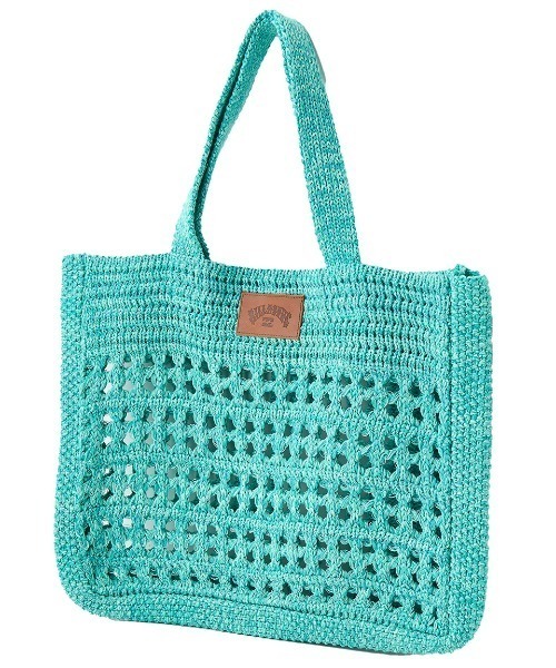 BILLABONG(ビラボン)の「BILLABONG レディース KNIT TOTE BAG トートバッグ 【2025年夏モデル】/ビラボンクロシェットトートバッグ(トートバッグ・レディース・ターコイズブルー/ピンク系その他/ナチュラル・FREE)」の15枚目の写真