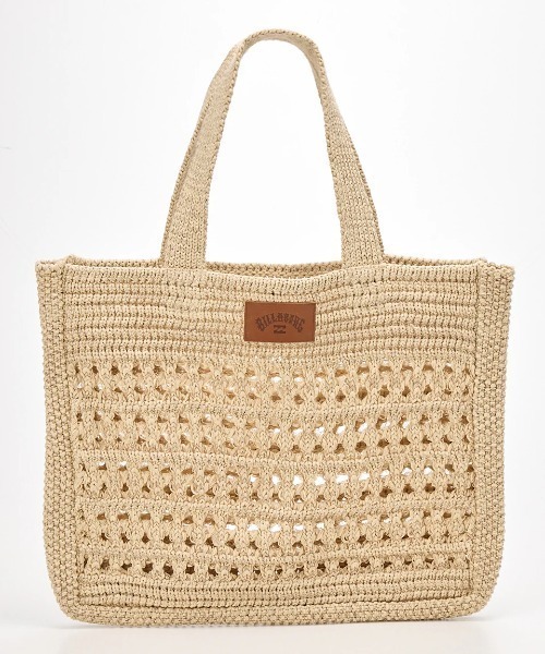 BILLABONG(ビラボン)の「BILLABONG レディース KNIT TOTE BAG トートバッグ 【2025年夏モデル】/ビラボンクロシェットトートバッグ(トートバッグ・レディース・ターコイズブルー/ピンク系その他/ナチュラル・FREE)」の8枚目の写真