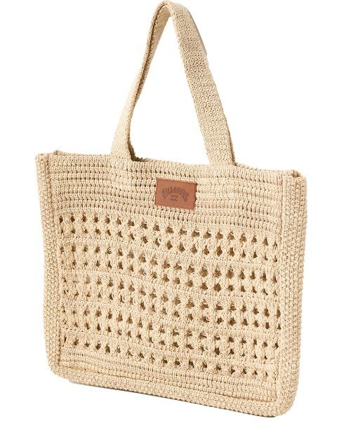 BILLABONG(ビラボン)の「BILLABONG レディース KNIT TOTE BAG トートバッグ 【2025年夏モデル】/ビラボンクロシェットトートバッグ(トートバッグ・レディース・ターコイズブルー/ピンク系その他/ナチュラル・FREE)」の9枚目の写真