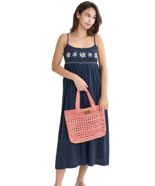 BILLABONG(ビラボン)の「BILLABONG レディース KNIT TOTE BAG トートバッグ 【2025年夏モデル】/ビラボンクロシェットトートバッグ(トートバッグ・レディース・ターコイズブルー/ピンク系その他/ナチュラル・FREE)」の17枚目の写真