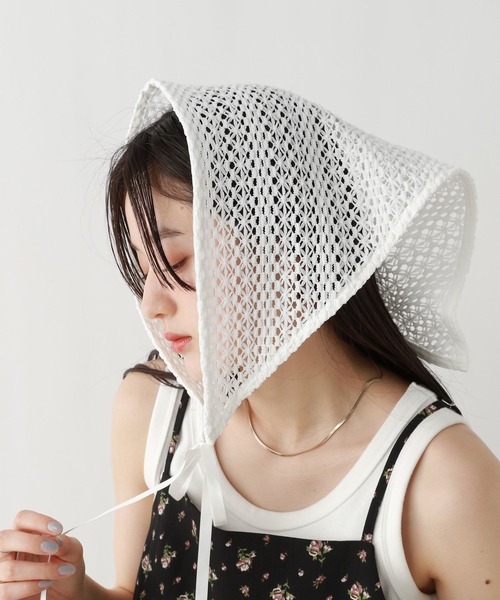 RAGEBLUE（レイジブルー）の「マルチアソートバブーシュカ（ストール/ショール・レディース・ブラック系/ネイビー系/ホワイト系・FREE）」の7枚目の写真