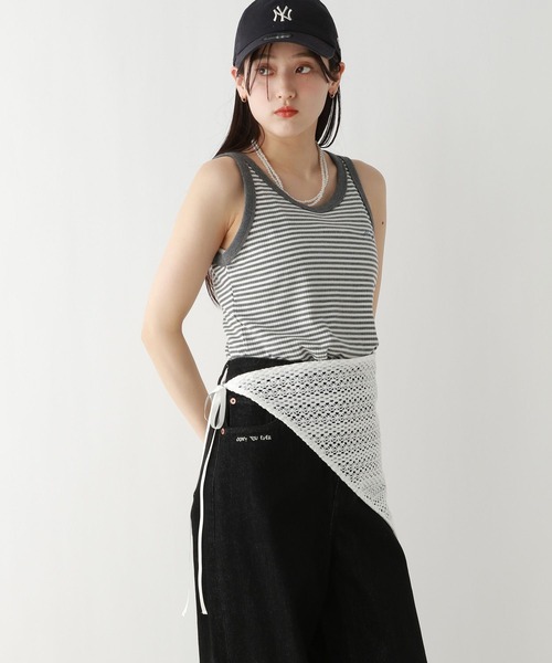 RAGEBLUE（レイジブルー）の「マルチアソートバブーシュカ（ストール/ショール・レディース・ブラック系/ネイビー系/ホワイト系・FREE）」の13枚目の写真