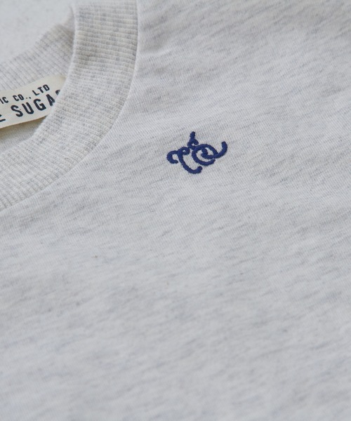 CUBE SUGAR(キューブシュガー)の「21/-シルケット風天竺接触冷感切替ドルマンTシャツ(Tシャツ/カットソー・レディース・サックスブルー/ホワイト/ブラック/オートミール・M)」の8枚目の写真