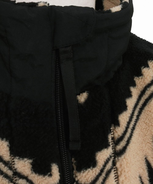 felkod(フィルコッド)の「mj10793- Ortega Pattern Fleece Blouson フリースブルゾン(ブルゾン・メンズ・ブラック/ベージュ・S/M/L)」の15枚目の写真