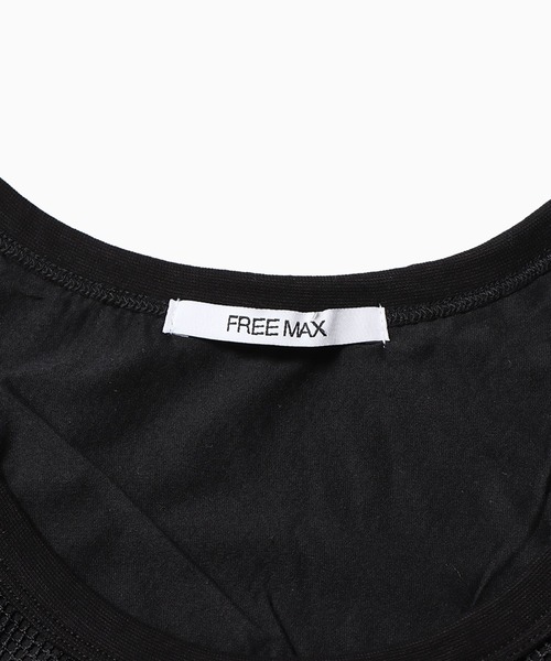 FREE MAX(フリーマックス)の「FREE MAX×Hyoma Mesh Tank Top / メッシュタンクトップ メンズ 秋物 秋服 2026年秋冬(タンクトップ・メンズ・ブラック/ホワイト・M/S)」の12枚目の写真