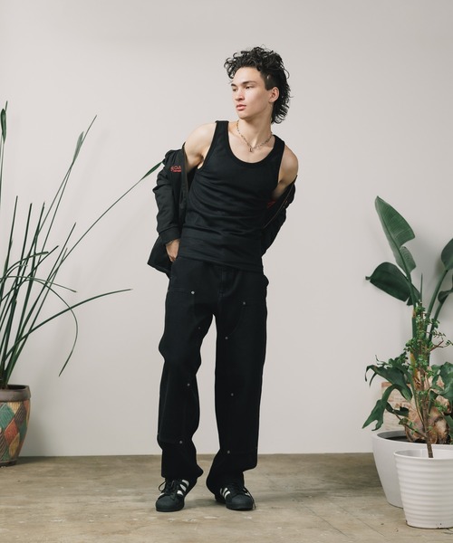 FREE MAX(フリーマックス)の「FREE MAX×Hyoma Mesh Tank Top / メッシュタンクトップ メンズ 秋物 秋服 2026年秋冬(タンクトップ・メンズ・ブラック/ホワイト・M/S)」の4枚目の写真