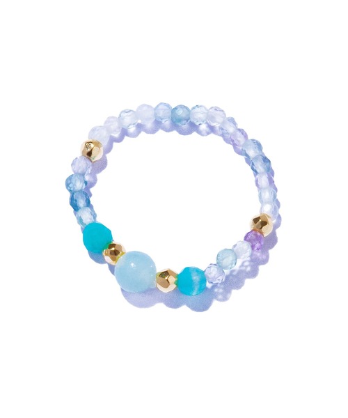 les bonbon(ルボンボン)の「【les bon bon】mellow ring BL/メロウ リング BOB694 ※(リング・レディース・ブルー・S/M)」の3枚目の写真