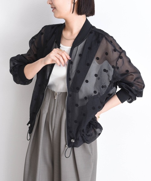 美品【EIMEE LAW】エイミーロウ　ブルゾン 中古・古着通販】Eimee Law (エイミーロウ) バックフリル