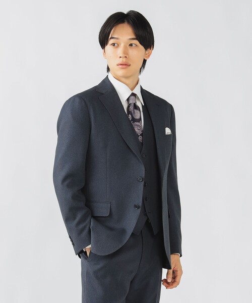 BEAMS HEART(ビームスハート)の「ピンヘッド トラベル 2ボタン ジャケット 25AW【ウォッシャブル・防シワ・セットアップ対応】(テーラードジャケット・メンズ・ネイビー/ブルー・SMALL/MEDIUM/LARGE/X-LARGE)」の5枚目の写真