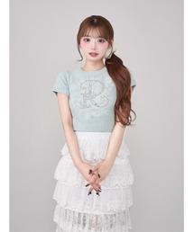 Darich（ダーリッチ）の「DRビジューフラワーニットトップス（ニット