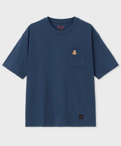 Paul Smith(ポールスミス)の「【ラウンジウェア】“Mountain Bear” 半袖Tシャツ【853253 P7340S】(Tシャツ/カットソー・メンズ・ブルー/ブラック/ホワイト・MEDIUM/LARGE)」の1枚目の写真