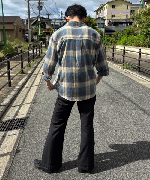 CELENA BEATS(セレナビーツ)の「チェックフランネルオーバーシャツ(シャツ/ブラウス・レディース・ブルー・S/M/L)」の11枚目の写真