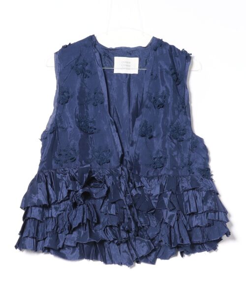 新品タグ付 crinkle crinkle crinkle フリルベスト SALON adam et rope'｜【crinkle crinkle crinkle(クリンクル