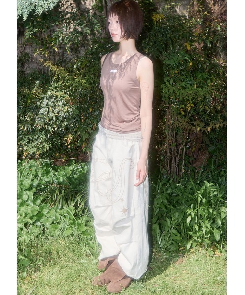FANCY CLUB(ファンシークラブ)の「A'GEM/9 × .kom 『FANCY CLUB/ファンシークラブ』 3-Way Dot Mesh Layered Sleeveless/3WAY ドットメッシュレイヤード スリーブレス(タンクトップ・レディース・イエロー/ブラック・FREE)」の14枚目の写真