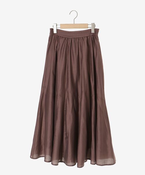 le.coeur blanc（ルクールブラン）の「《手洗い可能》シルキーローンギャザースカート（スカート・レディース・ブラウン/チャコールグレー/ピンク系その他・38）」の20枚目の写真