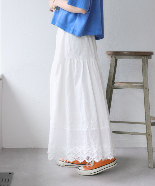 w closet（ダブルクローゼット）の「ヴィンテージレーススカート
