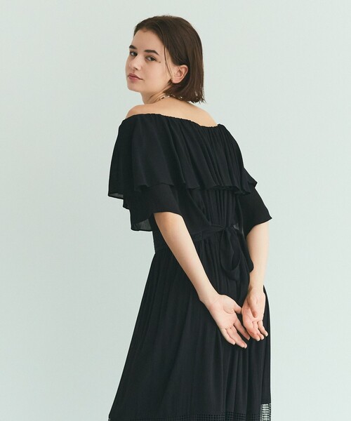 レース切替マキシワンピース Lace Ladies（レースレディース） レース切替 ロングワンピース