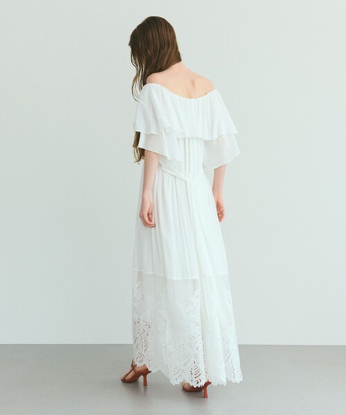 セール】ラッフルレース切替マキシ（ワンピース）｜GRACE CLASS