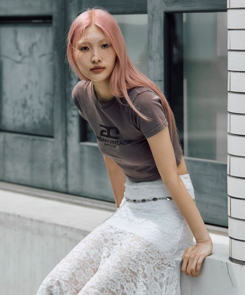 ACLENT（アクレント）の「【6th Anniversary】ロゴプリントミニTシャツ（Tシャツ/カットソー・レディース・ホワイト/ブラウン/ブラック・FREE）」の20枚目の写真
