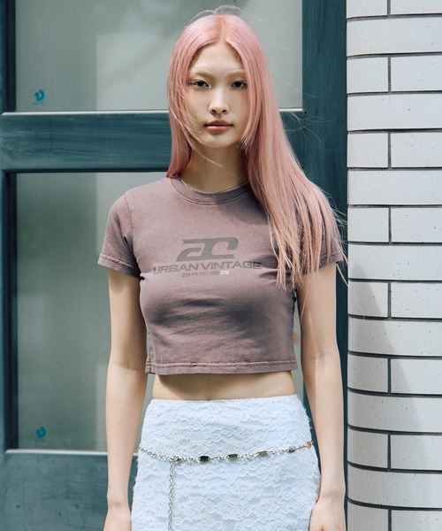 ACLENT（アクレント）の「【6th Anniversary】ロゴプリントミニTシャツ（Tシャツ/カットソー・レディース・ホワイト/ブラウン/ブラック・FREE）」の21枚目の写真