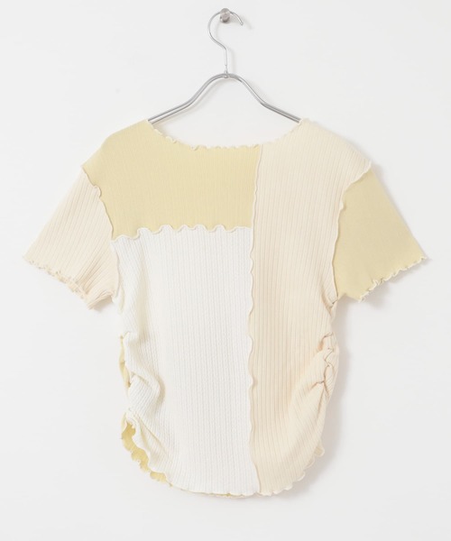 セール】MIXカラーパッチワークカットソー（Tシャツ/カットソー）｜KBF