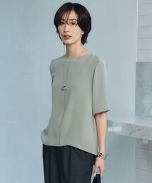 ICB（アイシービー）の「ライトダブルクロス Tブラウス（シャツ/ブラウス）」