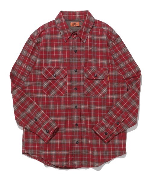 KRIFF MAYER（クリフメイヤー）の「ビエラチェック長袖シャツ（シャツ/ブラウス・メンズ・レッド/カラフル/チャコール/オリーブ/ナチュラル・MEDIUM/LARGE/X-LARGE）」の21枚目の写真