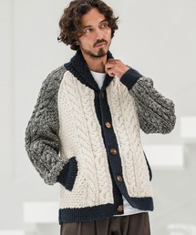 ネパール ウール 手編み」に該当するカーディガン/ボレロファッション