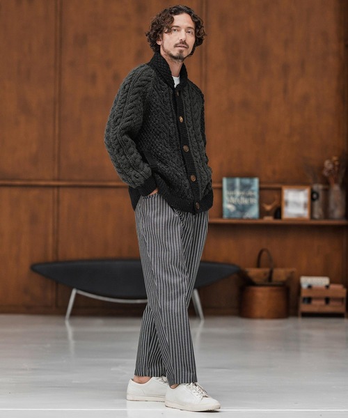 mcg3669-【HIMALAYAN CLIMBERS HAND-KNIT別注】手編み色切り替え