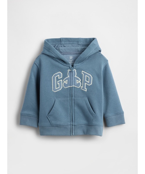 GAP madhappy パーカー ブルー SIZE S セール】ヴィンテージソフト くまさん GAPロゴ ジップアップ