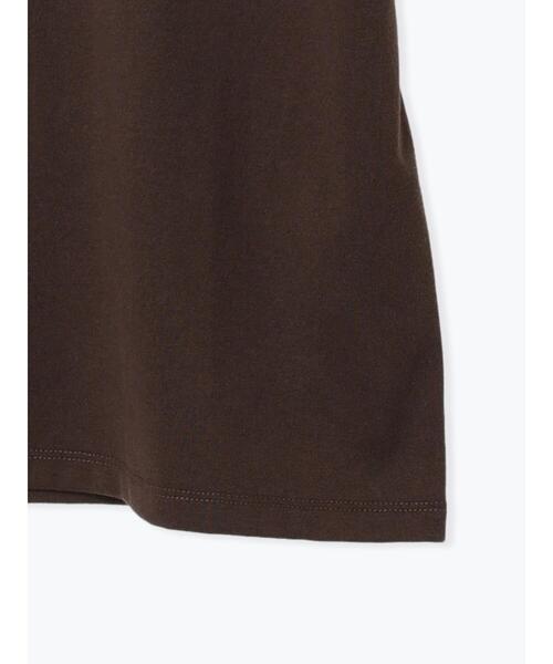 Te chichi TERRASSE(テチチテラス)の「フラワー転写プリントTシャツ(Tシャツ/カットソー・レディース・ブラック/オフホワイト/ブラウン・F)」の15枚目の写真