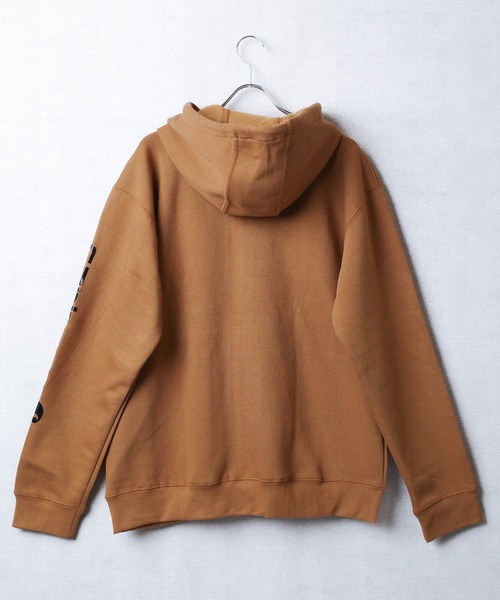 Carhartt(カーハート)の「【C-Carhartt】【Carhartt/カーハート】10.5oz LOOSE FIT MIDWEIGHT LOGO SLEEVE GRAPHIC PULLOVER HOODIE 10.5オンス ルーズフィット ミッドウェイト ロゴスリーブ グラフィック プルオーバー フーディー K288(パーカー・メンズ・ブラウン/ヘザーグレー/ブラック・MEDIUM/LARGE/X-LARGE/SMALL)」の18枚目の写真