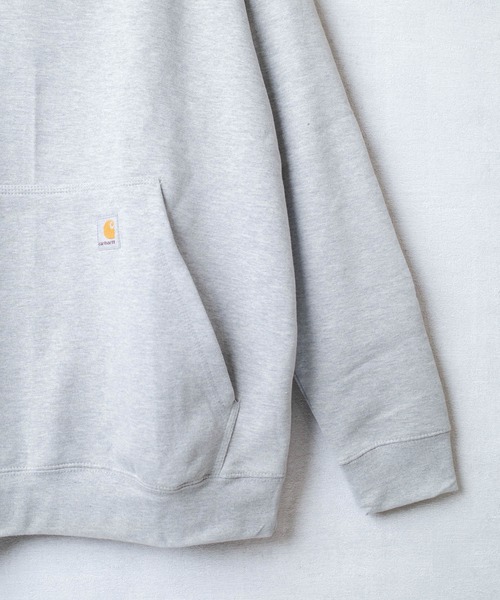 Carhartt(カーハート)の「【C-Carhartt】【Carhartt/カーハート】10.5oz LOOSE FIT MIDWEIGHT LOGO SLEEVE GRAPHIC PULLOVER HOODIE 10.5オンス ルーズフィット ミッドウェイト ロゴスリーブ グラフィック プルオーバー フーディー K288(パーカー・メンズ・ブラウン/ヘザーグレー/ブラック・MEDIUM/LARGE/X-LARGE/SMALL)」の5枚目の写真