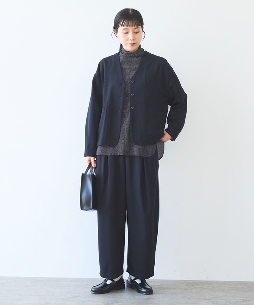 yuni(ユニ )の「dot print high neck ブラウス(シャツ/ブラウス・レディース・ブラック系その他2/ブラック系その他/ブラック系その他3・FREE)」の11枚目の写真