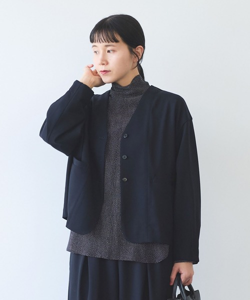 yuni(ユニ )の「dot print high neck ブラウス(シャツ/ブラウス・レディース・ブラック系その他2/ブラック系その他/ブラック系その他3・FREE)」の12枚目の写真
