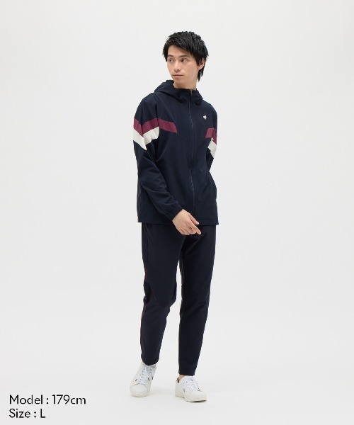 ルコックスポルティフ】光吸収発熱/はっ水/ストレッチヒートナビクロス