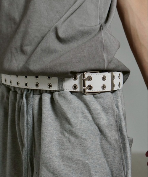 Chikashitsu +（チカシツプラス）の「【Chikashitsu +】oiled wash damage sweat pants / 【チカシツプラス】オイルドウォッシュダメージスウェットパンツ（スウェットパンツ・メンズ・ブラック/グレー・ONE SIZE）」の8枚目の写真