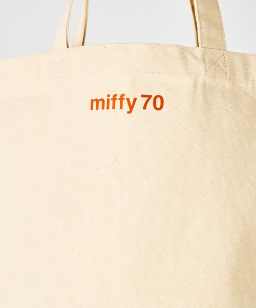 Miffy( ミッフィー)の「【 Miffy / ミッフィー 】ナインチェアップリケトートバッグ WNI(トートバッグ・レディース・ブラック/ナチュラル・FREE)」の6枚目の写真