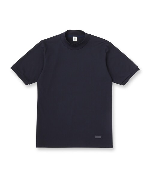 TAKEO KIKUCHI(タケオキクチ)の「【COOL CITY WEAR】モックネック プルオーバー /接触冷感(Tシャツ/カットソー・メンズ・ダークブラウン/ネイビー・02/03/04)」の3枚目の写真
