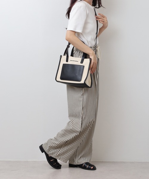 christian olivier(クリスチャンオリビエ)の「CHRISTIAN OLIVIER 【オンライン限定】キャンパス 2WAYトートバッグ(トートバッグ・レディース・ブラック/ベージュ/オレンジ/マスタード・M)」の6枚目の写真