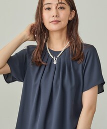 INDIVI | 【UVケア】タックブラウス(シャツ/ブラウス)