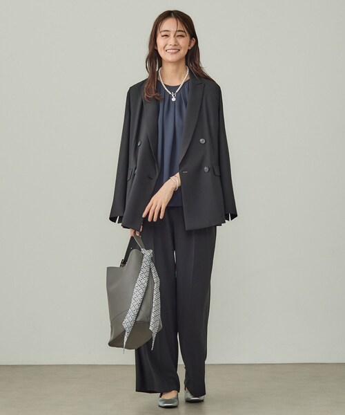 INDIVI(インディヴィ)の「【UVケア】タックブラウス(シャツ/ブラウス・レディース・ピンク/ホワイト/ネイビー・40/38/36/19/15 /13/05/03)」の15枚目の写真