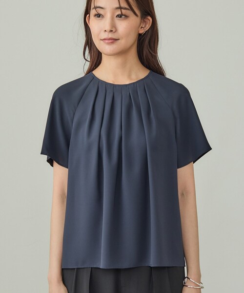 INDIVI(インディヴィ)の「【UVケア】タックブラウス(シャツ/ブラウス・レディース・ピンク/ホワイト/ネイビー・40/38/36/19/15 /13/05/03)」の17枚目の写真