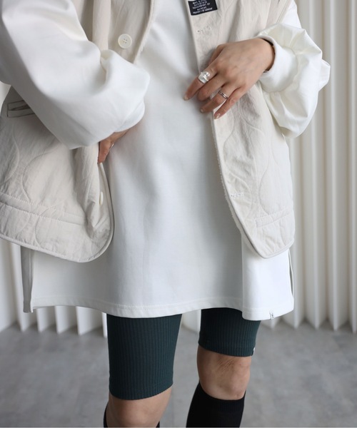 YENNA（イェンナ）の「【バイカーリブパンツ/ハーフレギンス】カプリパンツ / バミューダパンツ / ストレッチ素材（レギンス/スパッツ・レディース・ブラウン/グリーン/ブラック/ブルー/グレー/アイボリー・FREE）」の16枚目の写真