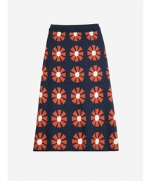 BOBO CHOSES（ボボショーズ）の「Flower jacquard midi knitted skirt（スカート）」