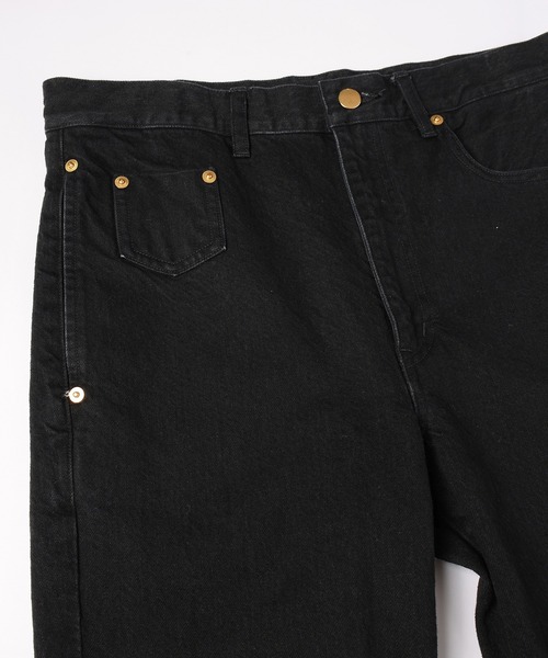 CULLNI（クルニ）の「Asymmetrical Pocket Straight Denim Pants（デニムパンツ・メンズ・ブラック/ネイビー/ブルー・2/1/0）」の15枚目の写真