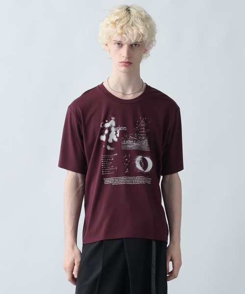 未使用 Etudes エチュード ファイヤーパターン シャツ 50 未使用