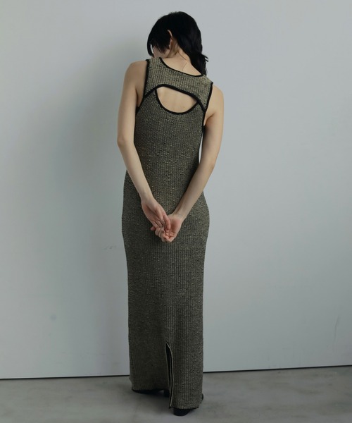 Sleeveless Jacquard Onepiece anuke アンヌーク Sleeveless Jacquard Onepiece（ワンピース）｜anuke